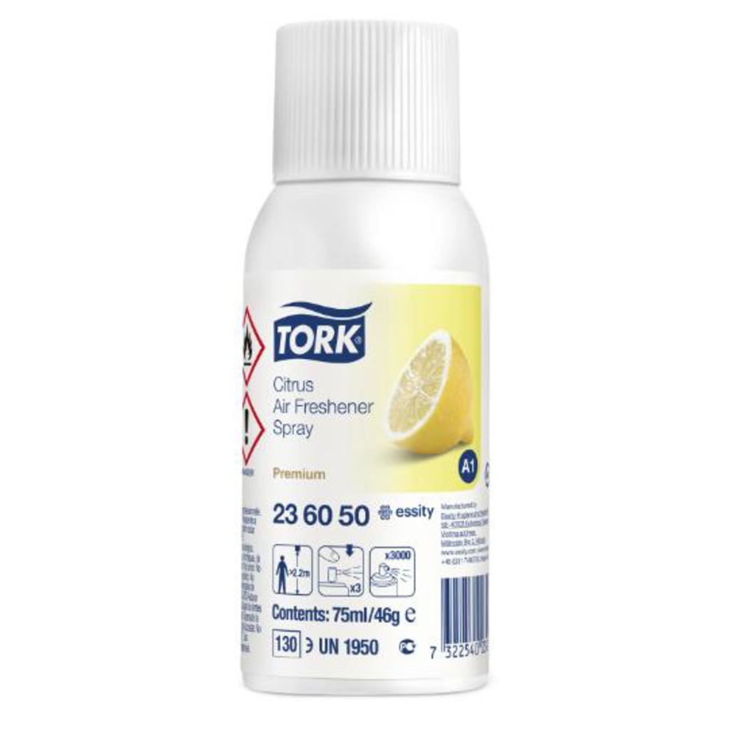 TORK AIRFRESHENER AEROSOL CITRUS 75ML #236050