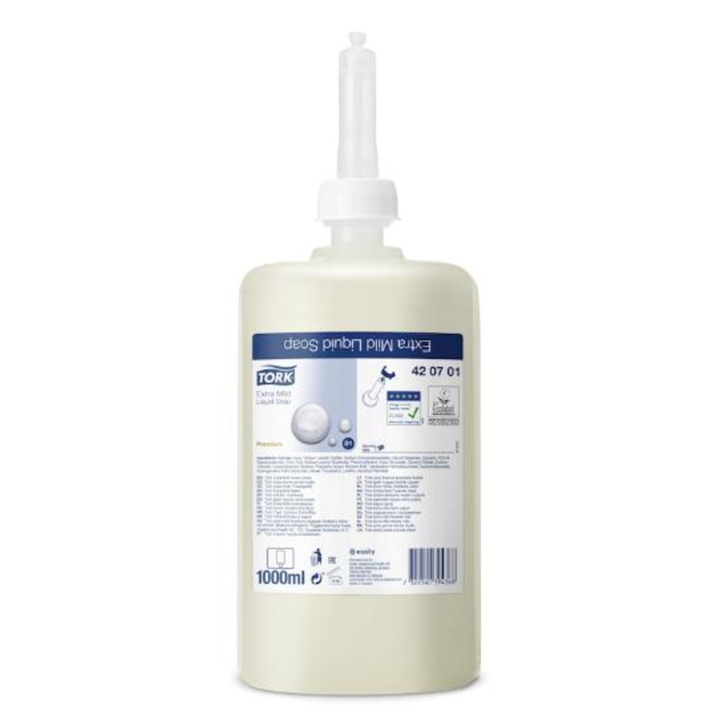 TORK PREMIUM SOAP LIQUID EXTRA MILD 1L #420701