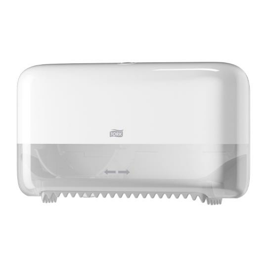 TORK DISP TWIN CORELESS WHITE #558040