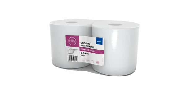 CZYŚCIWO W ROLI BIAŁE 300M 2W (2ROL) #0918
