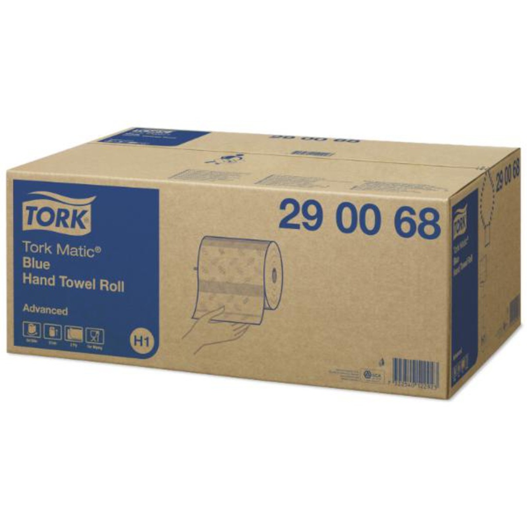 TORK ADVANCED HAND TOWEL ROLL BLUE (6ROL)#290068