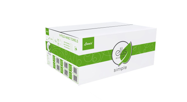 Ręcznik papierowy ZZ ELLIS ECOLINE SIMPLE BIAŁY (3200/20) #2905