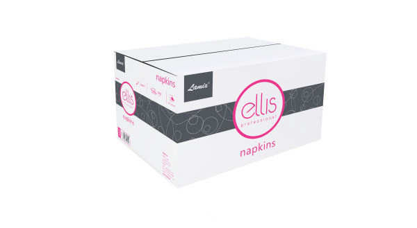 SERWETKI BIAŁE ELLIS 9000 2W (9000/40) #1021 
