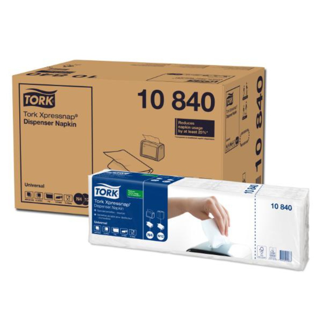 TORK UNIV NAPKINS INTERF1P 225/5/8 (9000) #10840