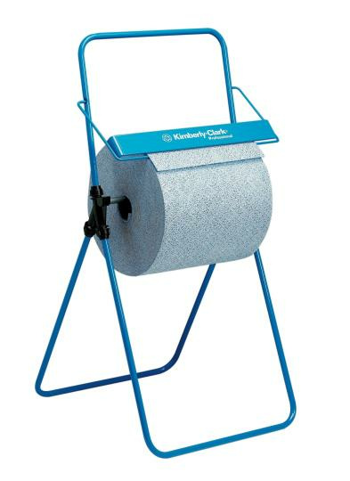 K-C LARGE ROLL WIPER DISPENSER FLOORSTAND #6154