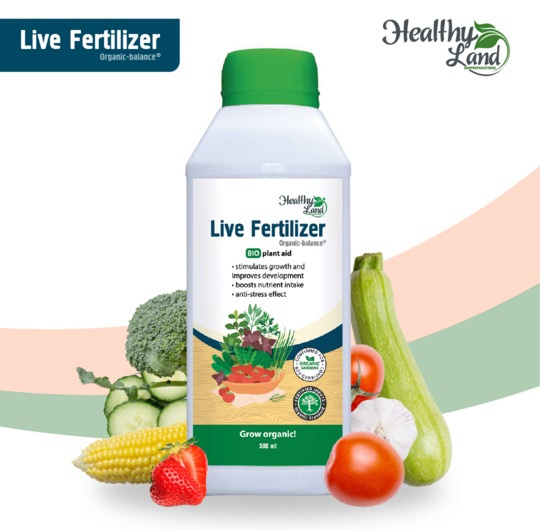 LIVE FERTILIZER 0,5L - MIKROBIOLOGICZNY STYMULATOR WZROSTU ROŚLIN