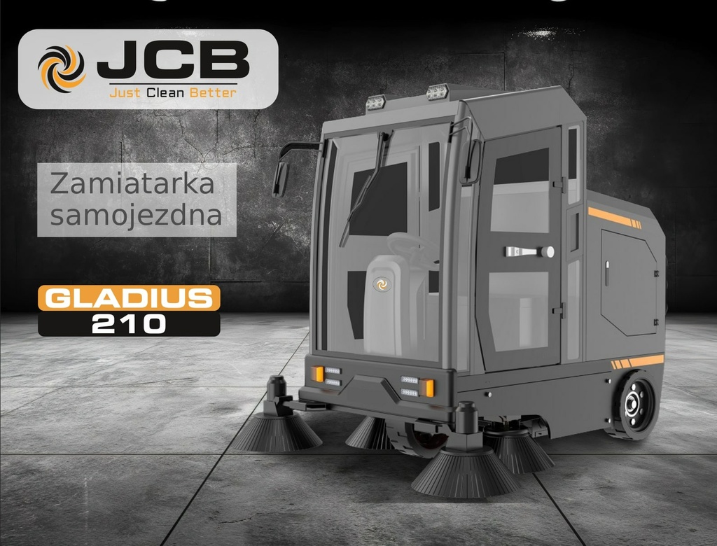 JCB GLADIUS 210 - ZAMIATARKA SAMOJEZDNA