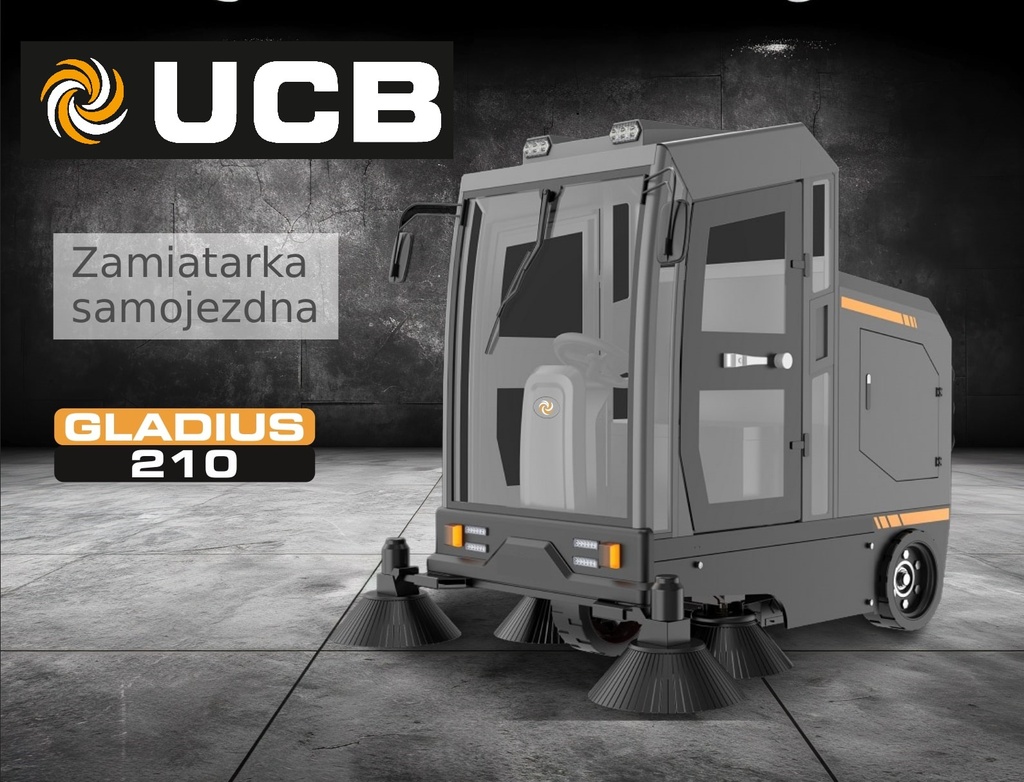 UCB GLADIUS 210 - Zamiatarka samojezdna