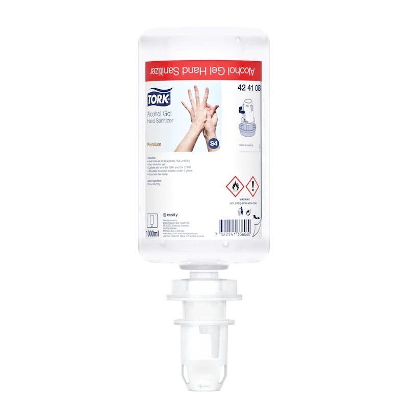 TORK ALCOHOL GEL HAND SANITIZER 1000ML #424108