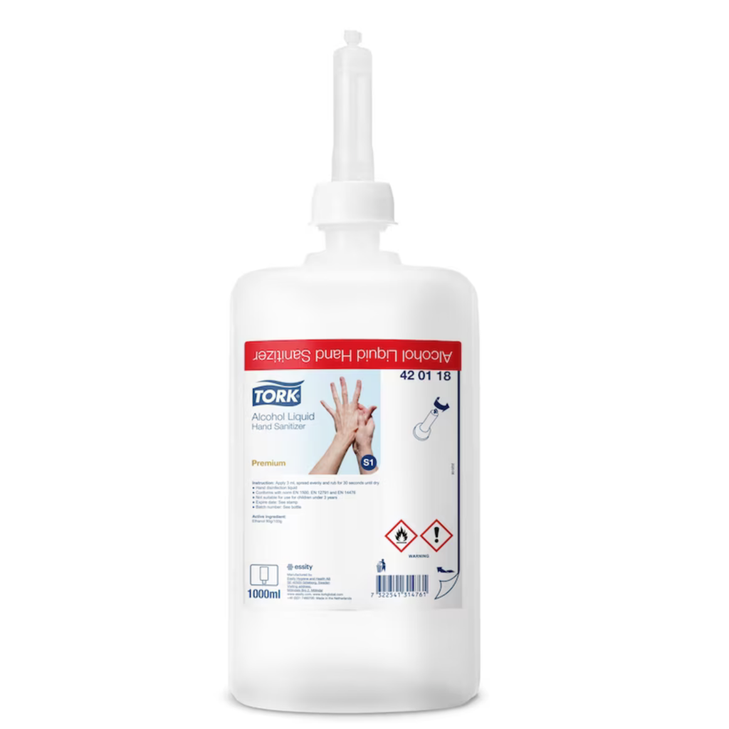 TORK ALCOHOL LIQUID HAND SANITIZER #420118