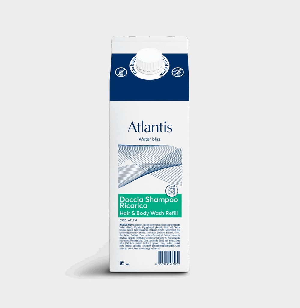 BEAUTY ESCAPE ATLANTIS HAIR &amp; BODY WASH 1000ML #ATL114