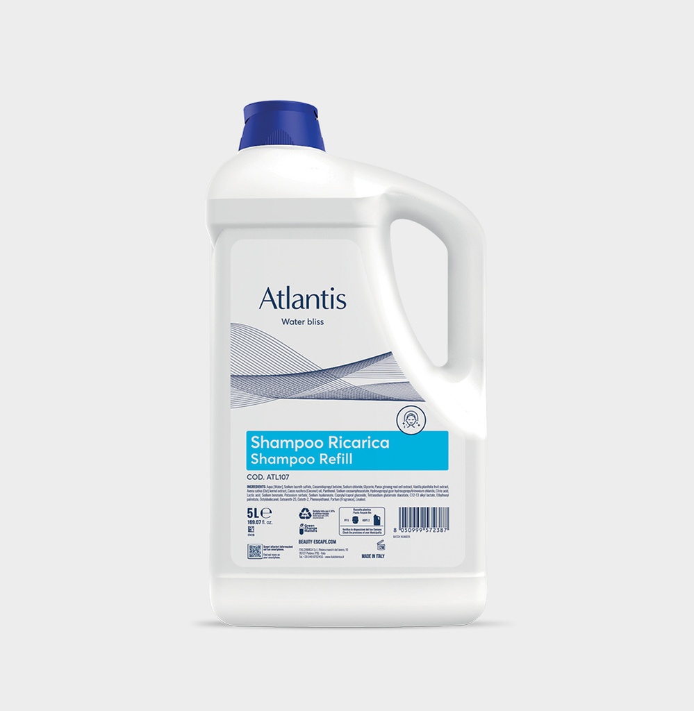 BEAUTY ESCAPE ATLANTIS SHAMPOO 5L #ATL107