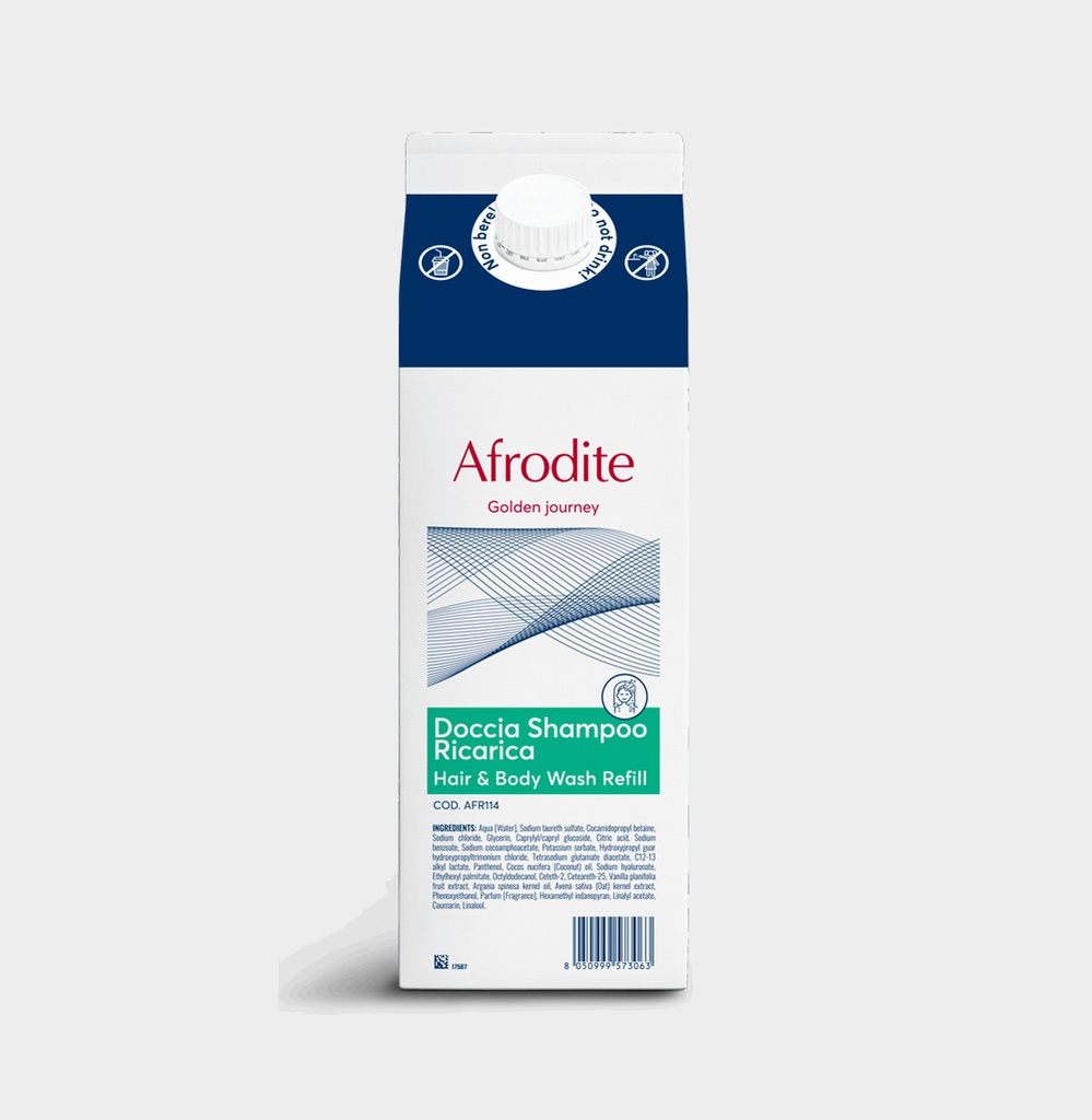 BEAUTY ESCAPE AFRODITE HAIR &amp; BODY WASH 1000ML #AFR114