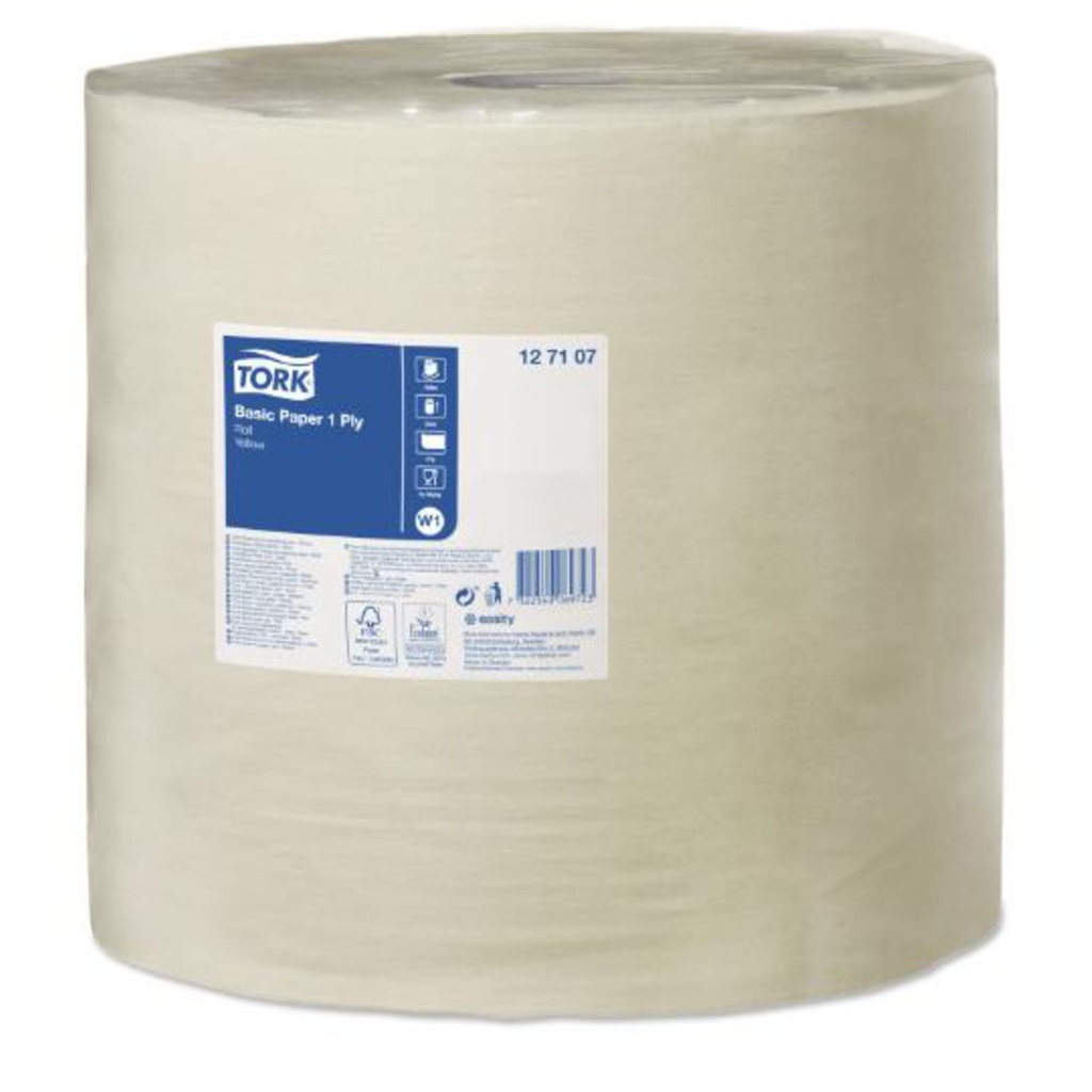 TORK UNIVERSAL WIPER 310 YELLOW ROLL #127107