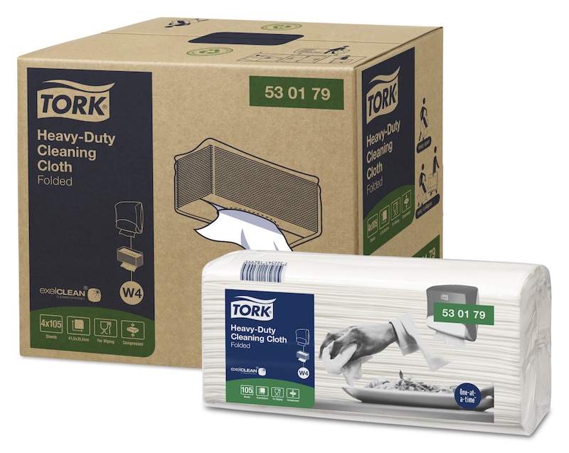 TORK PREM MULTIPURP. CLOTH 530 (420/4) #530179