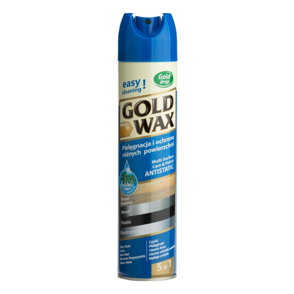 SPRAY DO MEBLI 300ML GOLD WAX ANTISTATIC