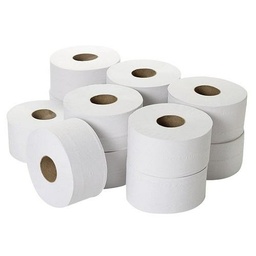 [4807] TOILET PAP. MINI JUMBO ROLL BIAŁY (12ROL)#606075