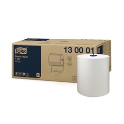 [9430] TORK BASIC PAPER WHITE 1PLY W6 (6 ROL) #130001