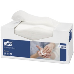 [4421] TORK PREMIUM WASH CLOTH SOFT (1080/8) #742200