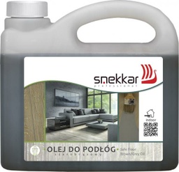 [8445] SNEKKAR OLEJ DO PODŁÓG SZAROBRĄZOWY 75ML