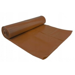 [8175] WORKI LDPE 120L BRĄZOWE (25 SZT)